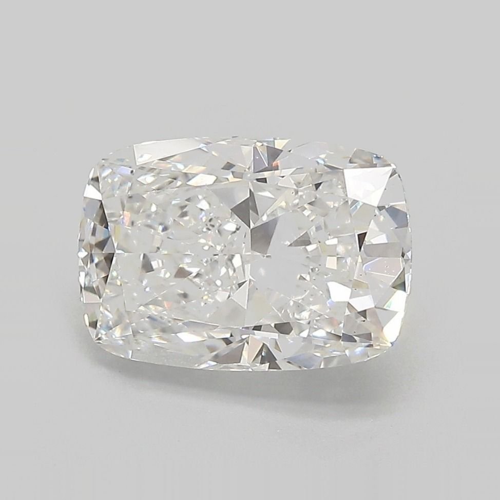 3.30ct E VS2 Rare Carat Ideal Cut Cushion Lab Grown Diamond