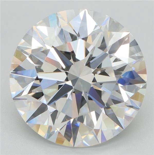 5.43ct E VVS2 Rare Carat Ideal Cut Round Lab Grown Diamond