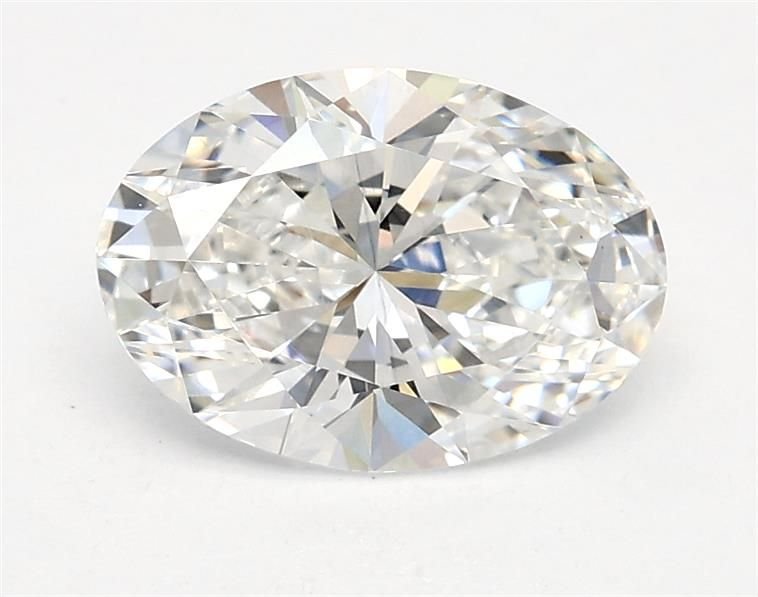 1.08ct F VS1 Rare Carat Ideal Cut Oval Lab Grown Diamond