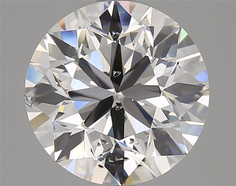 3.00ct D SI2 Very Good Cut Round Lab Grown Diamond