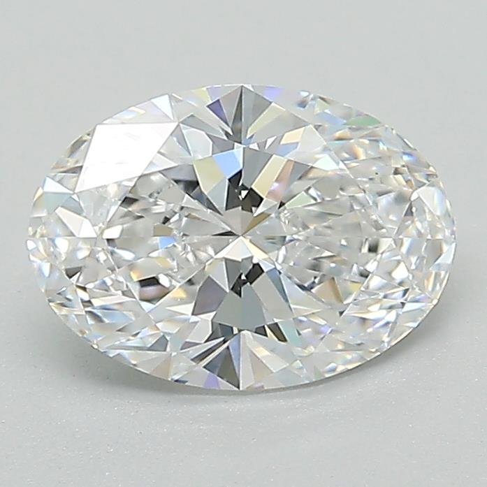 1.37ct D VS1 Rare Carat Ideal Cut Oval Lab Grown Diamond