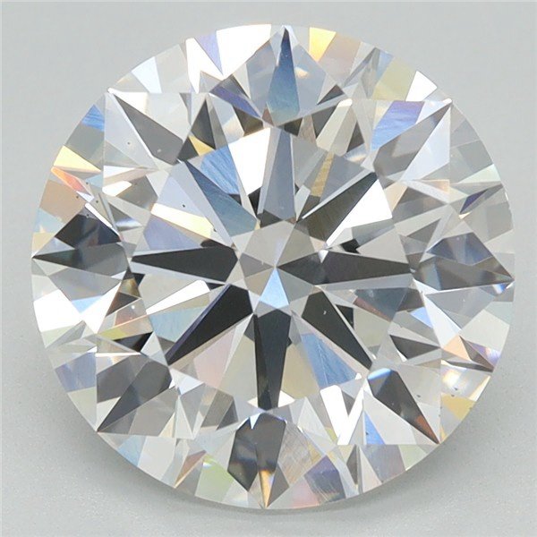 3.59ct D VS2 Rare Carat Ideal Cut Round Lab Grown Diamond