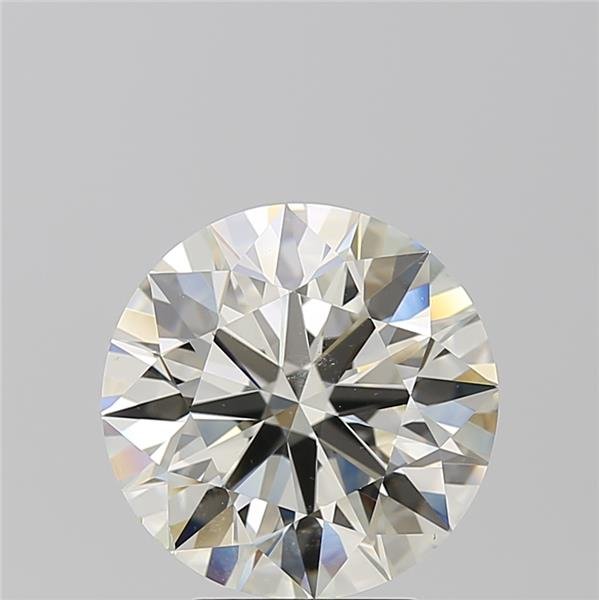 4.16ct K SI1 Rare Carat Ideal Cut Round Diamond