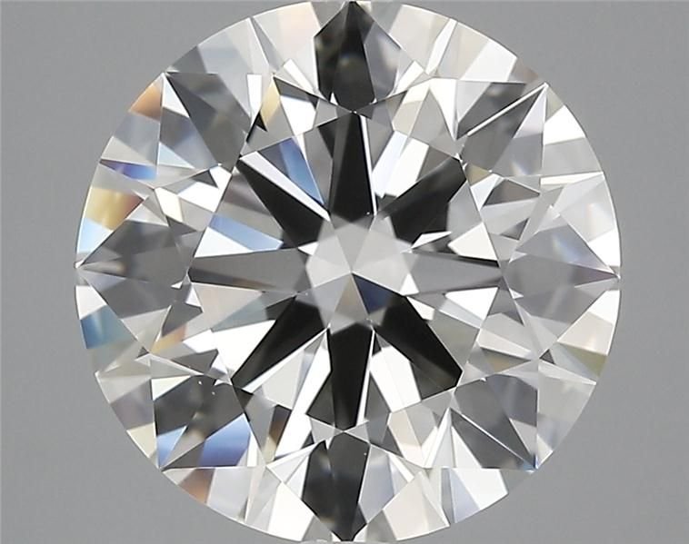 5.04ct J VS1 Rare Carat Ideal Cut Round Diamond