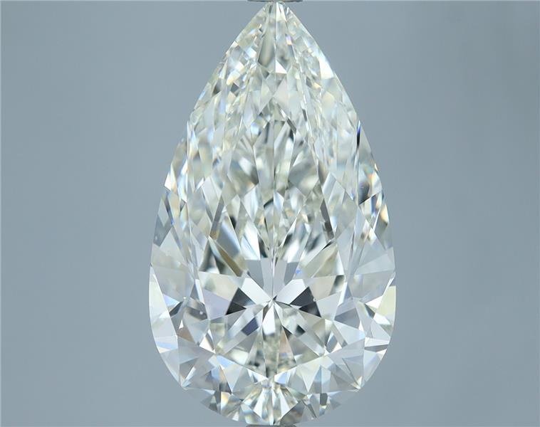 5.18ct H VS2 Rare Carat Ideal Cut Pear Diamond