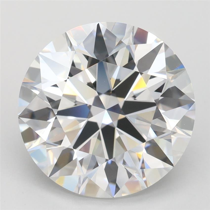 4.17ct D IF Rare Carat Ideal Cut Round Lab Grown Diamond