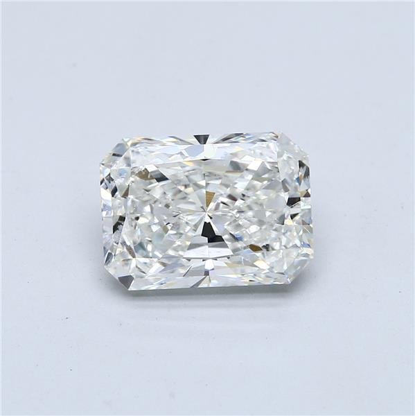 5.05ct H SI2 Rare Carat Ideal Cut Radiant Diamond