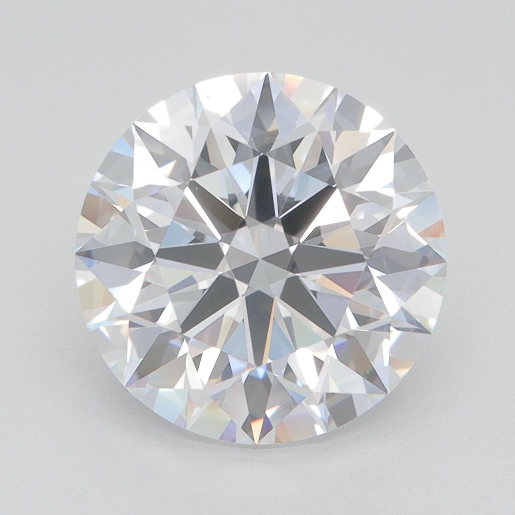 3.76ct D VVS1 Rare Carat Ideal Cut Round Lab Grown Diamond