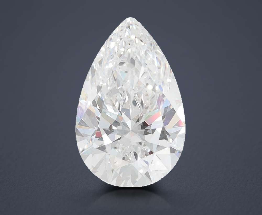 1.54 Carat Pear Lab Diamond