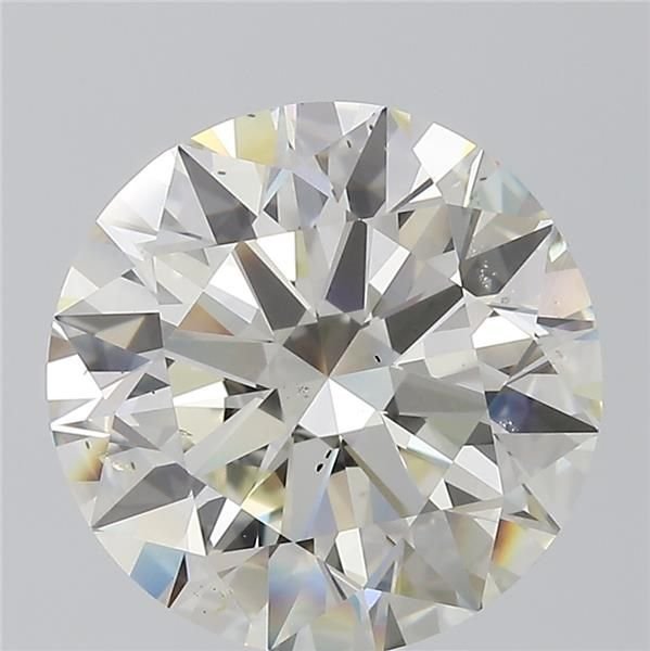 4.01ct J SI1 Rare Carat Ideal Cut Round Diamond