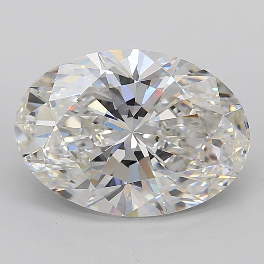 5.52ct G VVS2 Rare Carat Ideal Cut Oval Lab Grown Diamond