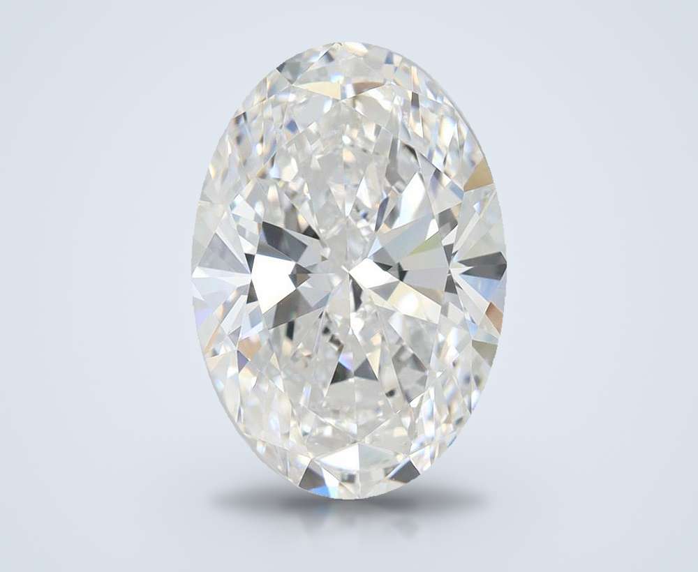3.91 Carat Oval Lab Diamond