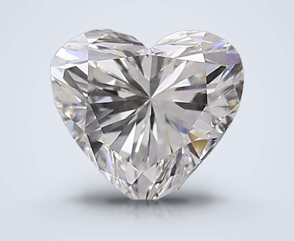 0.42 Carat Heart Lab Diamond