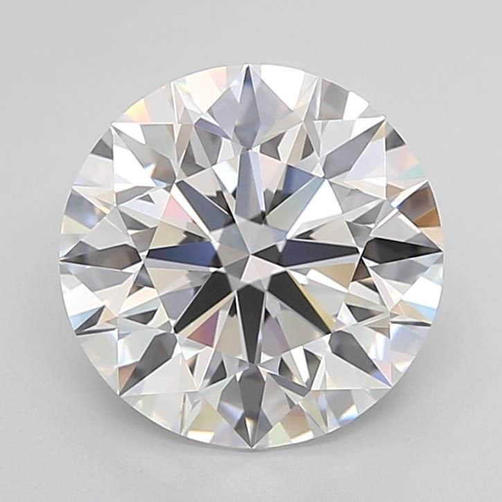 3.49ct D IF Rare Carat Ideal Cut Round Lab Grown Diamond