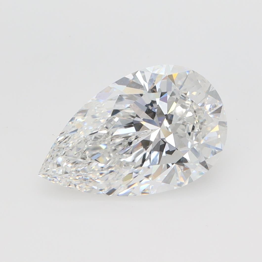 1.60ct F VS1 Rare Carat Ideal Cut Pear Lab Grown Diamond