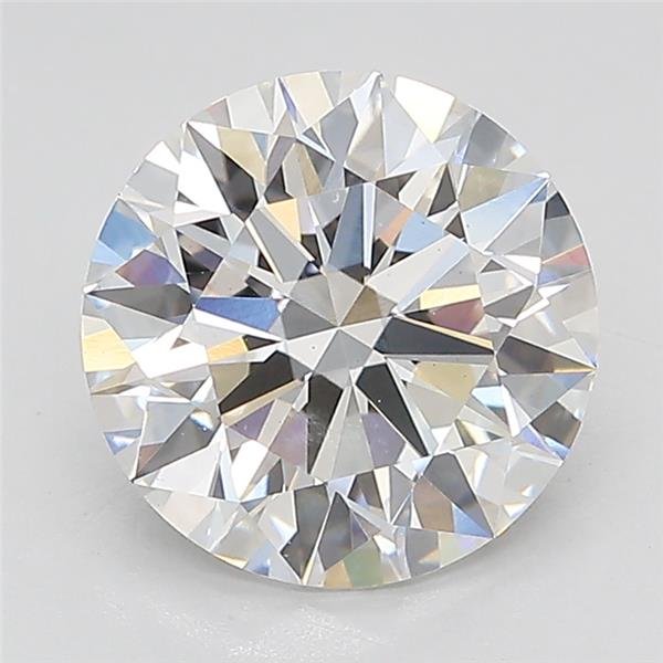 2.51ct D VS1 Rare Carat Ideal Cut Round Lab Grown Diamond