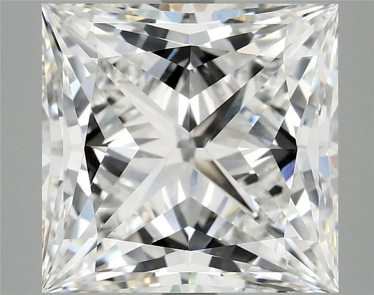 8.09ct E VVS2 Rare Carat Ideal Cut Princess Lab Grown Diamond