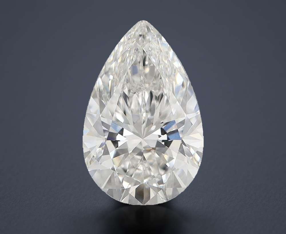 3.56 Carat Pear Lab Diamond