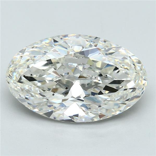 8.01ct H SI1 Very Good Cut Oval Diamond