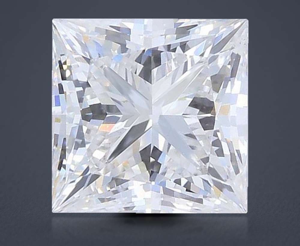 1.60 Carat Princess Lab Diamond