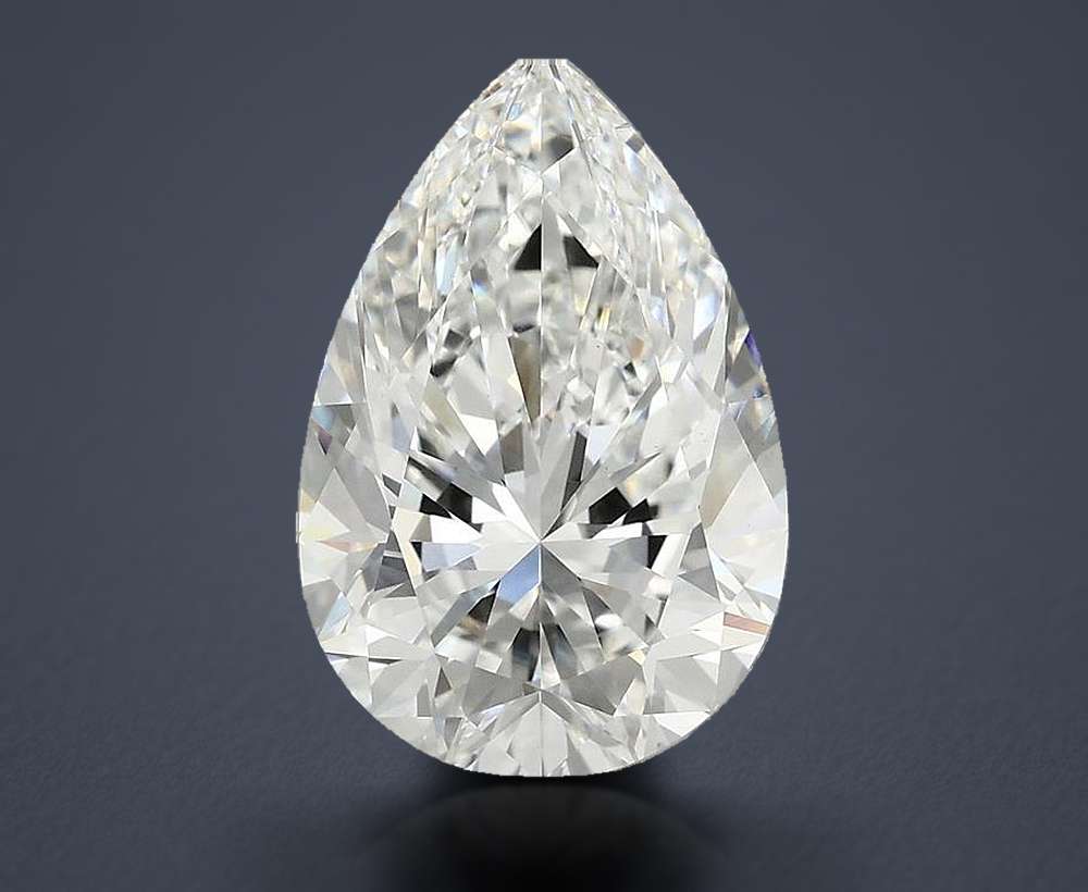 3.92 Carat Pear Lab Diamond