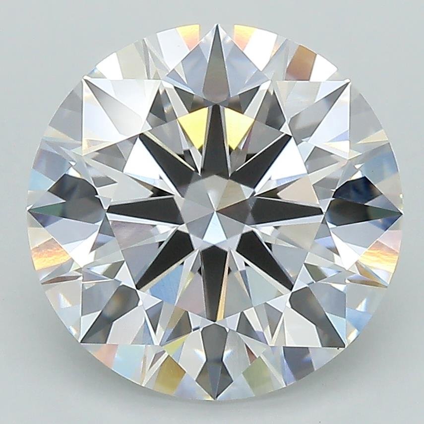 4.44ct D VVS2 Rare Carat Ideal Cut Round Lab Grown Diamond