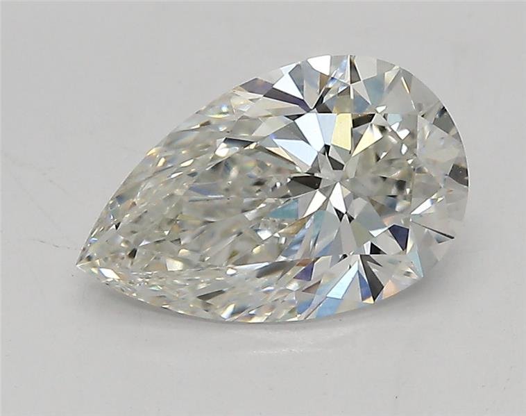 1.53ct F VVS2 Rare Carat Ideal Cut Pear Lab Grown Diamond