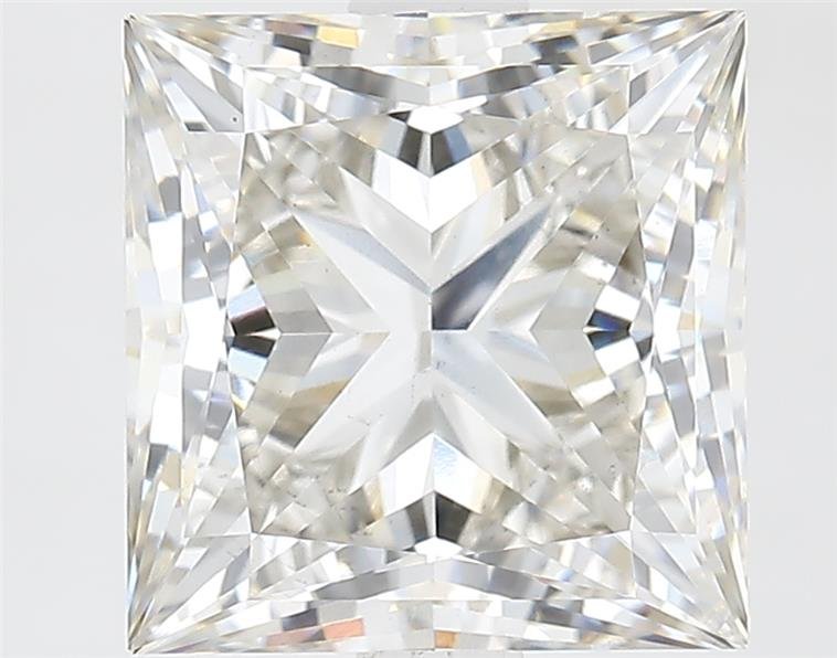 3.08ct I VS2 Rare Carat Ideal Cut Princess Lab Grown Diamond