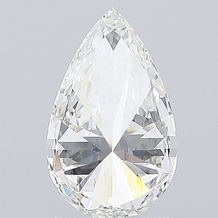 1.75ct F VS2 Rare Carat Ideal Cut Pear Lab Grown Diamond