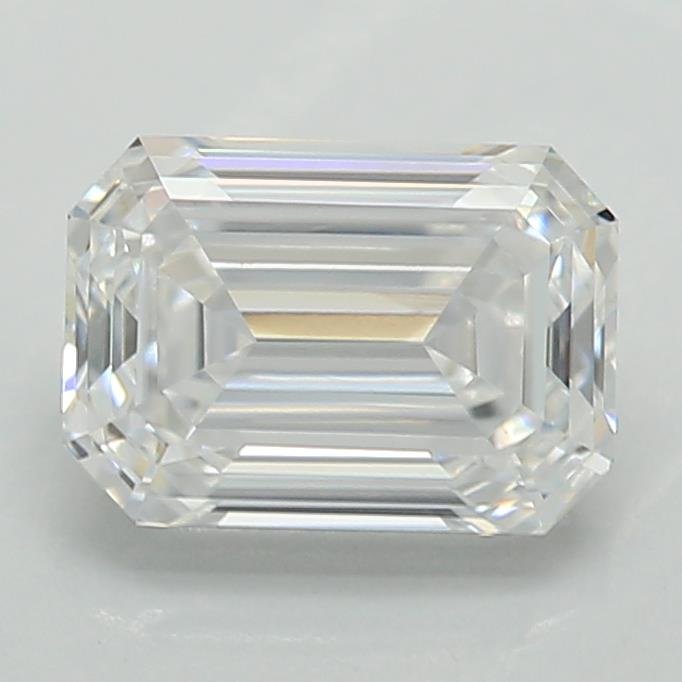 0.74ct D VVS2 Rare Carat Ideal Cut Emerald Lab Grown Diamond