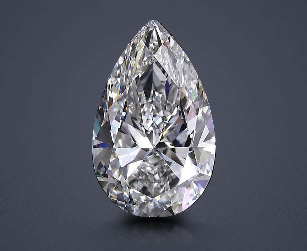 16.08 Carat Pear Lab Diamond