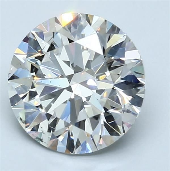 3.03ct F SI1 Rare Carat Ideal Cut Round Diamond