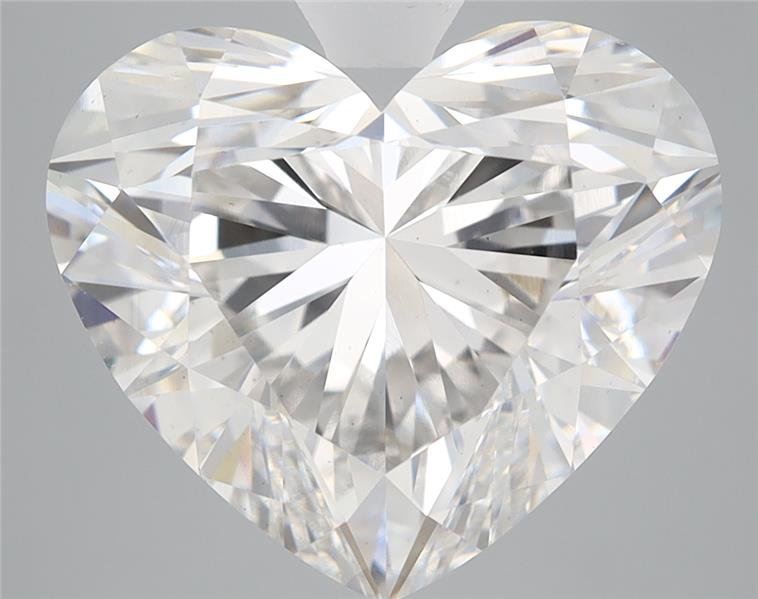 7.27ct F VS1 Rare Carat Ideal Cut Heart Lab Grown Diamond