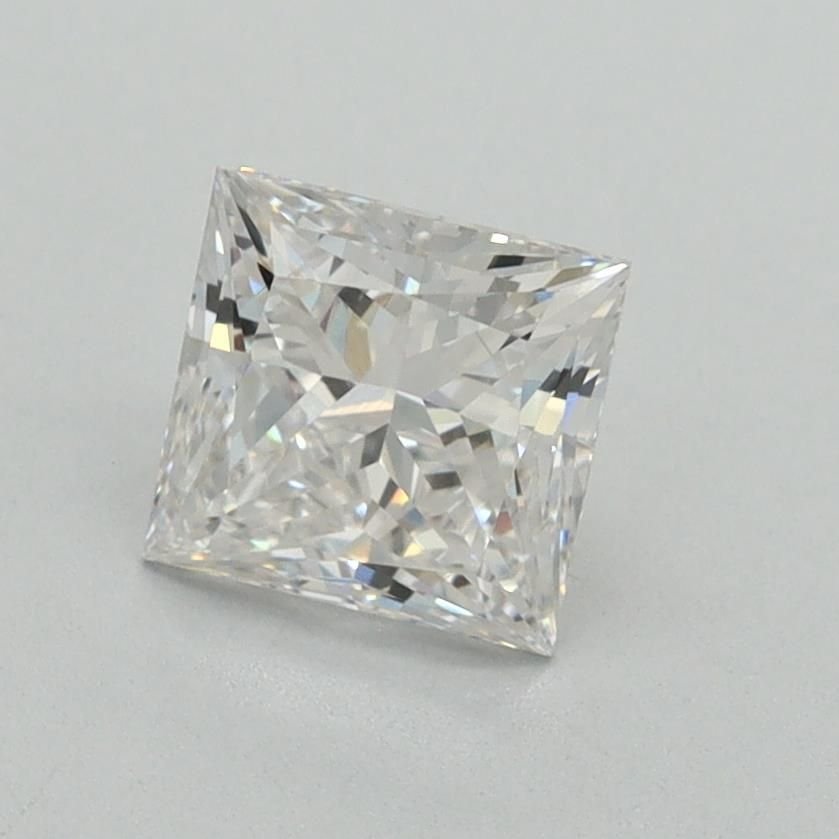 1.08ct F VS2 Rare Carat Ideal Cut Princess Lab Grown Diamond
