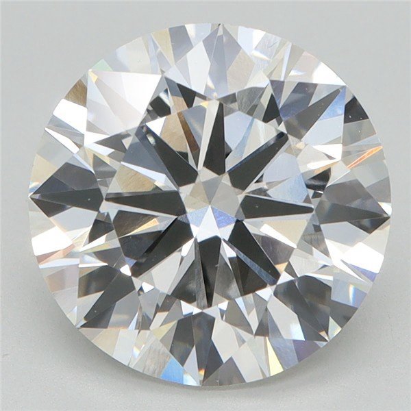 3.51ct F VVS2 Excellent Cut Round Lab Grown Diamond