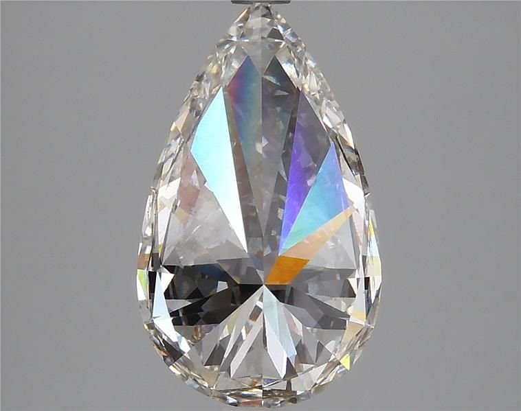 3.62ct H VS2 Rare Carat Ideal Cut Pear Lab Grown Diamond