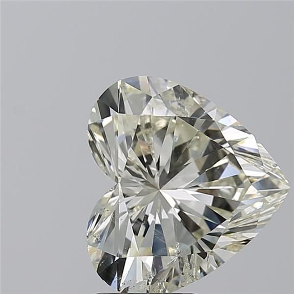 4.01ct K SI2 Rare Carat Ideal Cut Heart Diamond