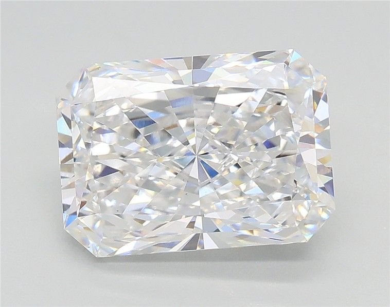 3.02ct D VS2 Rare Carat Ideal Cut Radiant Lab Grown Diamond