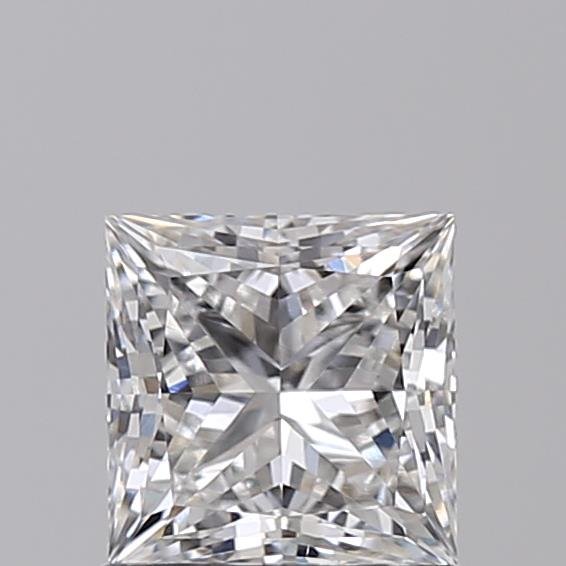 0.98ct F VS1 Rare Carat Ideal Cut Princess Lab Grown Diamond