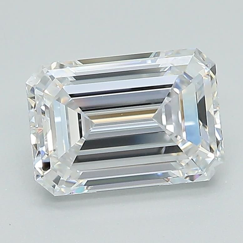 2.09ct D VS1 Excellent Cut Emerald Lab Grown Diamond