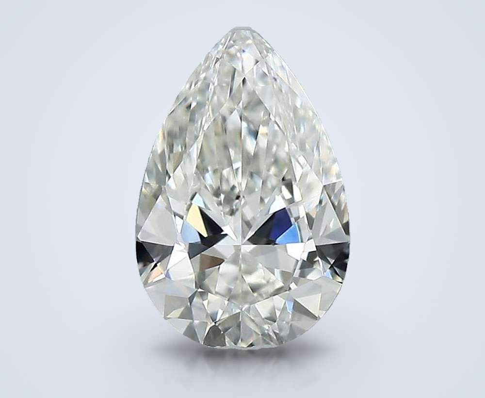 0.37 Carat Pear Natural Diamond