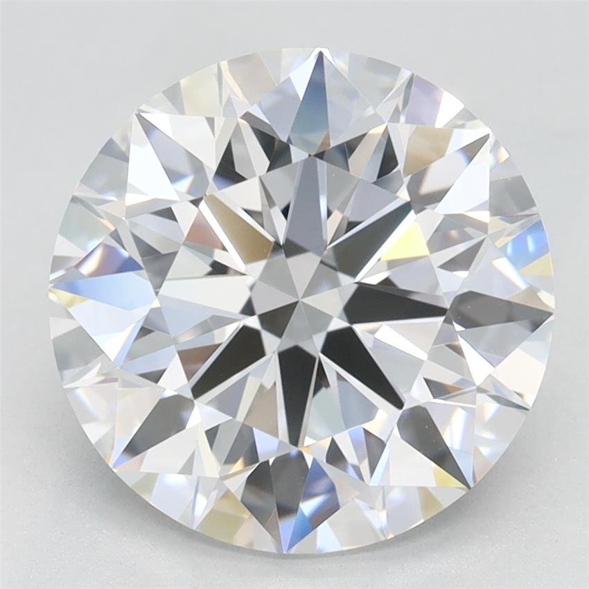 3.46ct D VVS1 Rare Carat Ideal Cut Round Lab Grown Diamond