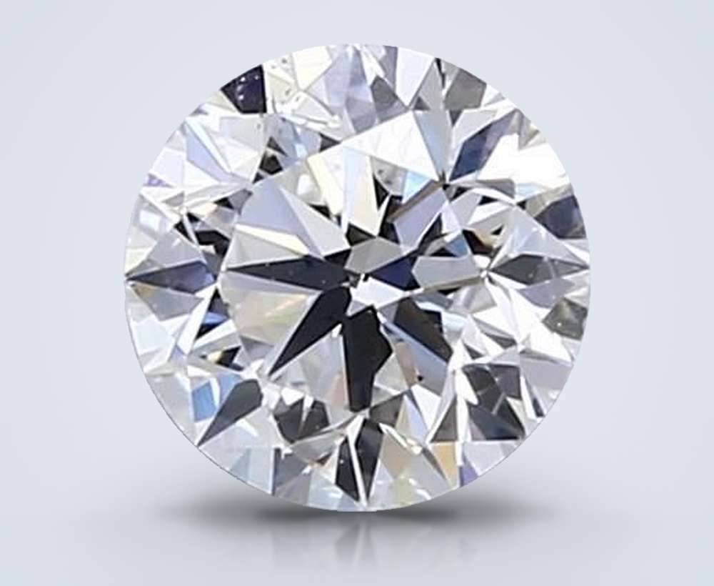 0.91 Carat Round Natural Diamond