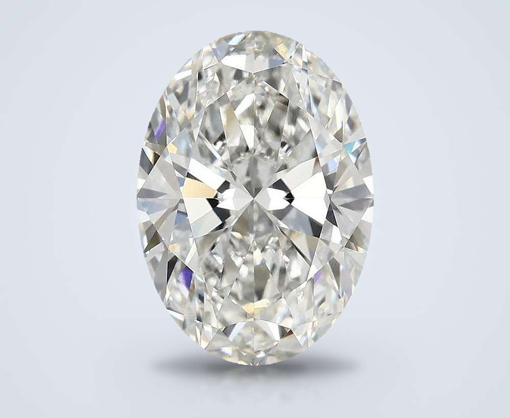 3.89 Carat Oval Lab Diamond