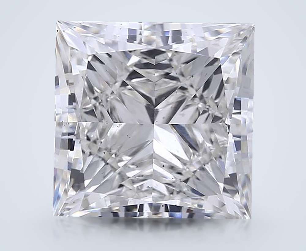 7.52 Carat Princess Lab Diamond