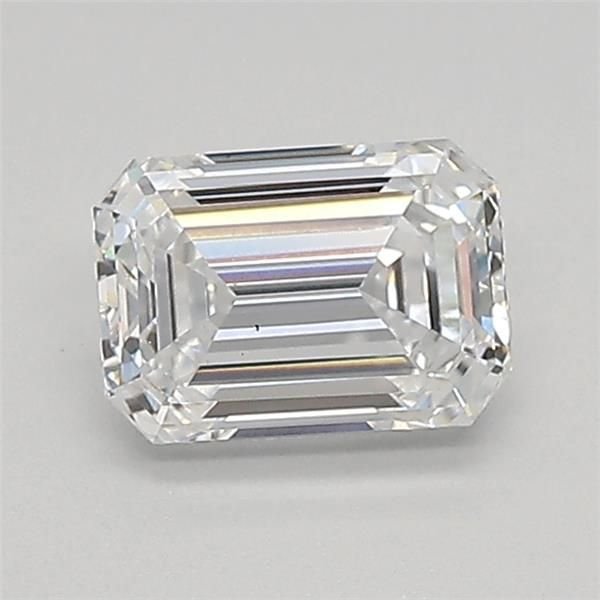 0.76ct D VS1 Rare Carat Ideal Cut Emerald Lab Grown Diamond