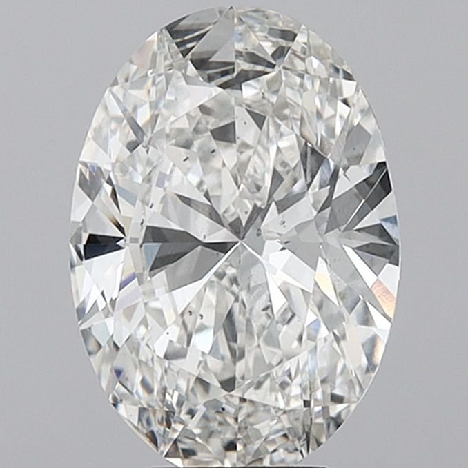6.06ct G SI1 Rare Carat Ideal Cut Oval Lab Grown Diamond