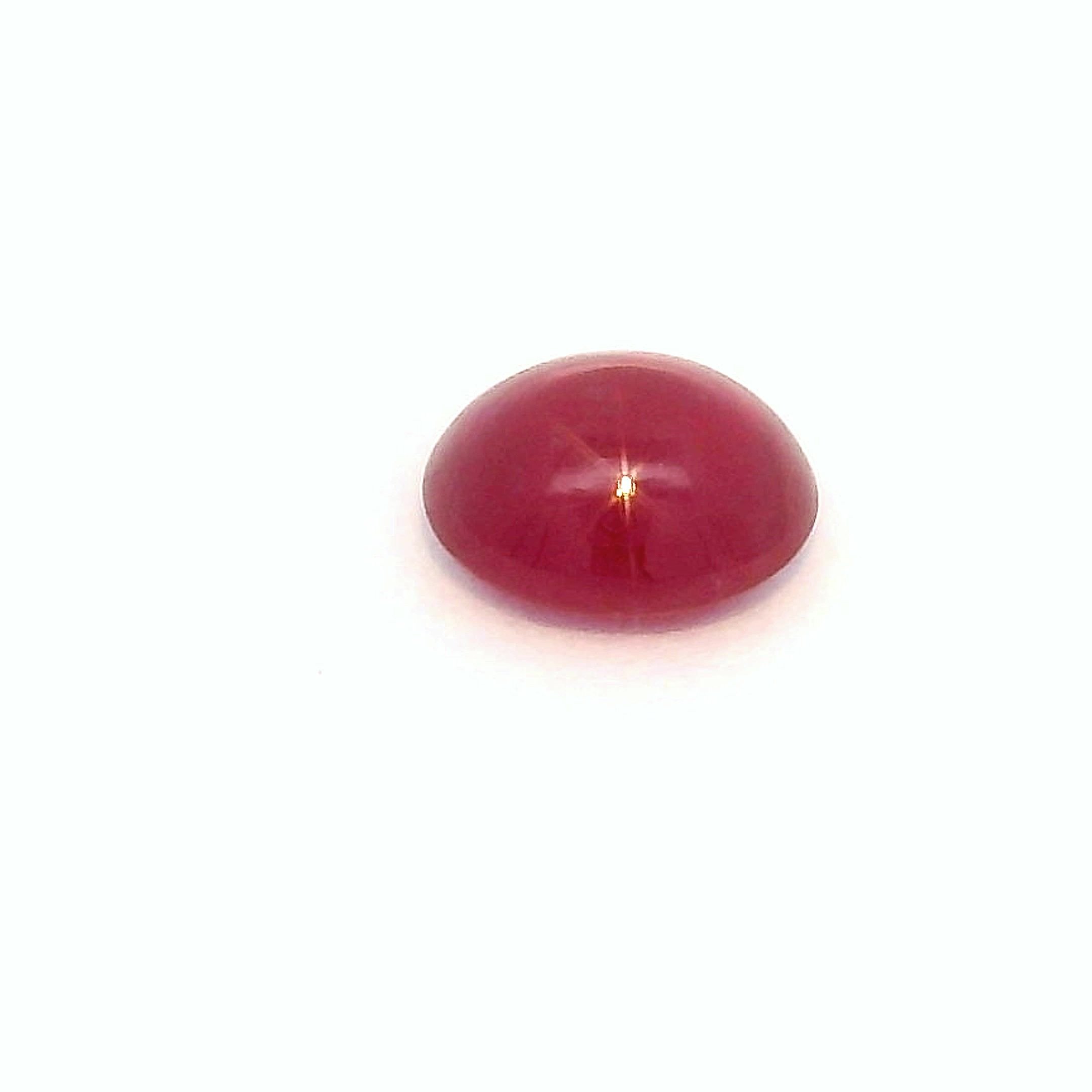 0.51 Carat Red Oval Ruby