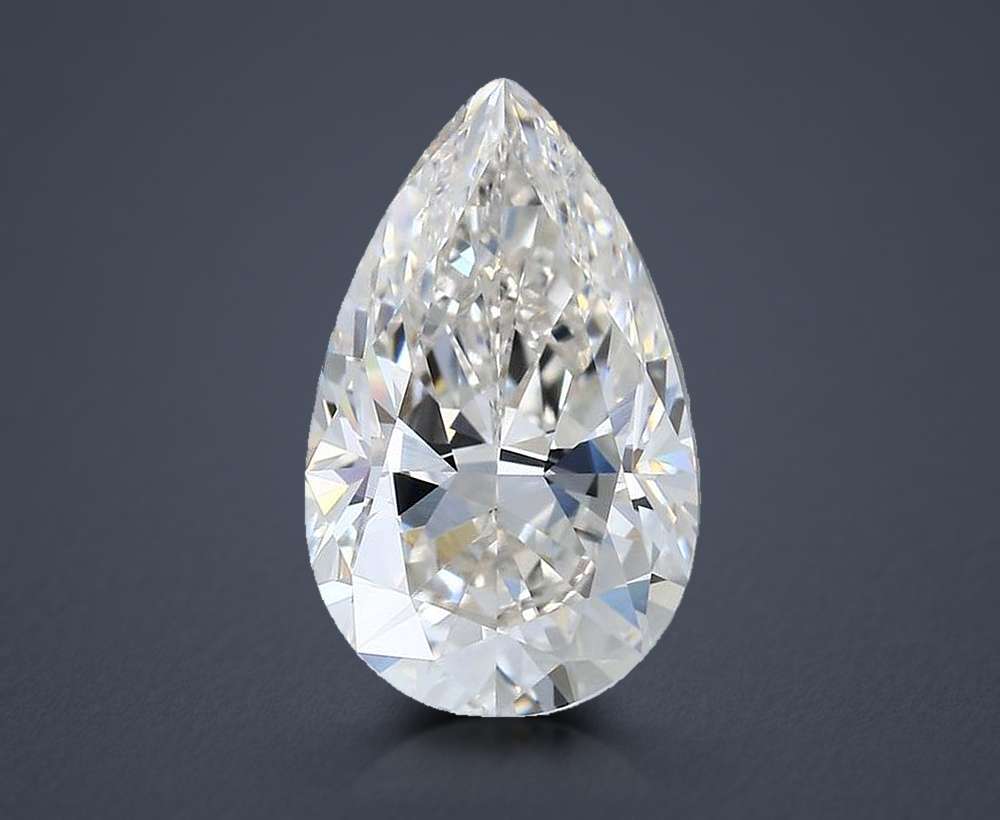 5.01 Carat Pear Natural Diamond