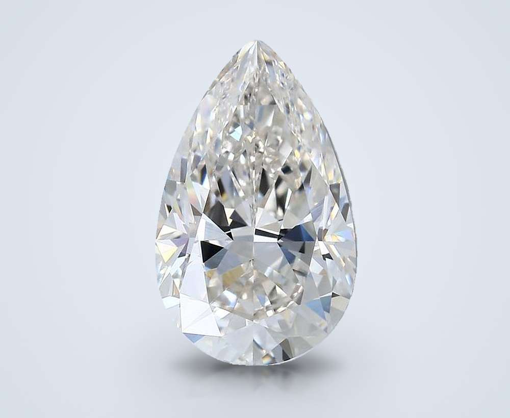 5.01 Carat Pear Natural Diamond